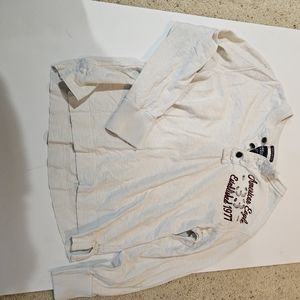 AMERICAN EAGELE VINTAGE COTTON LONG SLEEVE HEAVY JERSEY L